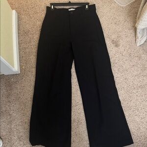Jessica Simpson Black Wide-Leg Trousers hi waist